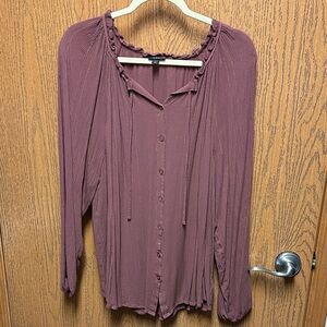 Torrid Dusty Rose Blouse